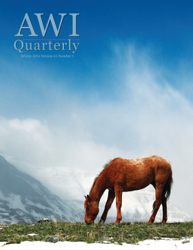 Winter 2012 AWI Quarterly Cover - Photo by Todd Klassy