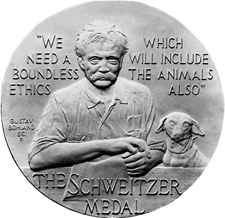 Schweitzer Medal - side one