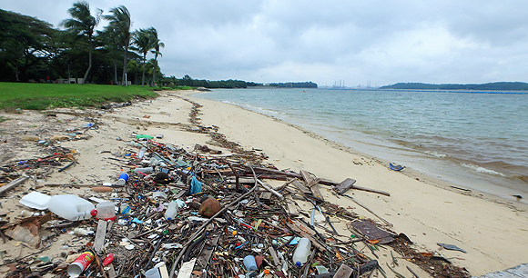 Beach trash - Photo by Ria Tan