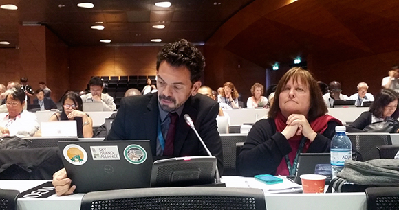 AWI’s marine animal consultant, Kate O’Connell, attending the World Heritage Committee meeting in Baku, Azerbaijan AWI’s marine animal consultant, Kate O’Connell, attending the World Heritage Committee meeting in Baku, Azerbaijan