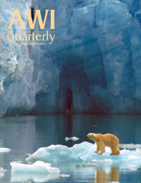 Winter 2010 AWI Quarterly Cover - Photo by Rinie Van Meurs/Foto Natura/Minden Picture