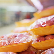 Poultry products in a grocery store.