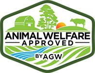 Certified Animal Welfare Approved by AGW logo